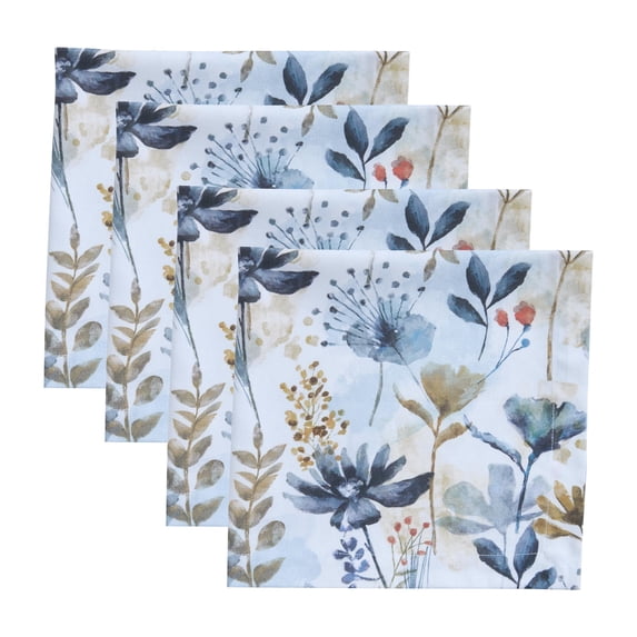 Split P Bloomington Print White Napkin Set of 4