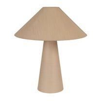Bloomingville 25 Watt Lumina Natural Linen Table Lamp, Natural