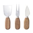 thumbnail image 1 of Bloomingville Acacia Wood & Stainless Steel Cheese Utensils (Set of 3 Pieces), 1 of 1