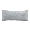 thumbnail image 1 of Bloomingville Cotton Lumbar Pillow with Abstract Embroidery, Sage Green, 1 of 5
