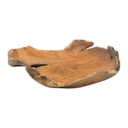 Bloomingville Decorative Hand-Carved Teak Wood Bowl Each one will vary