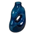 thumbnail image 1 of Bloomingville Glass Abstract Vase, Blue, 1 of 1