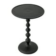 thumbnail image 1 of Bloomingville Hammered Metal Table, Black, 1 of 7