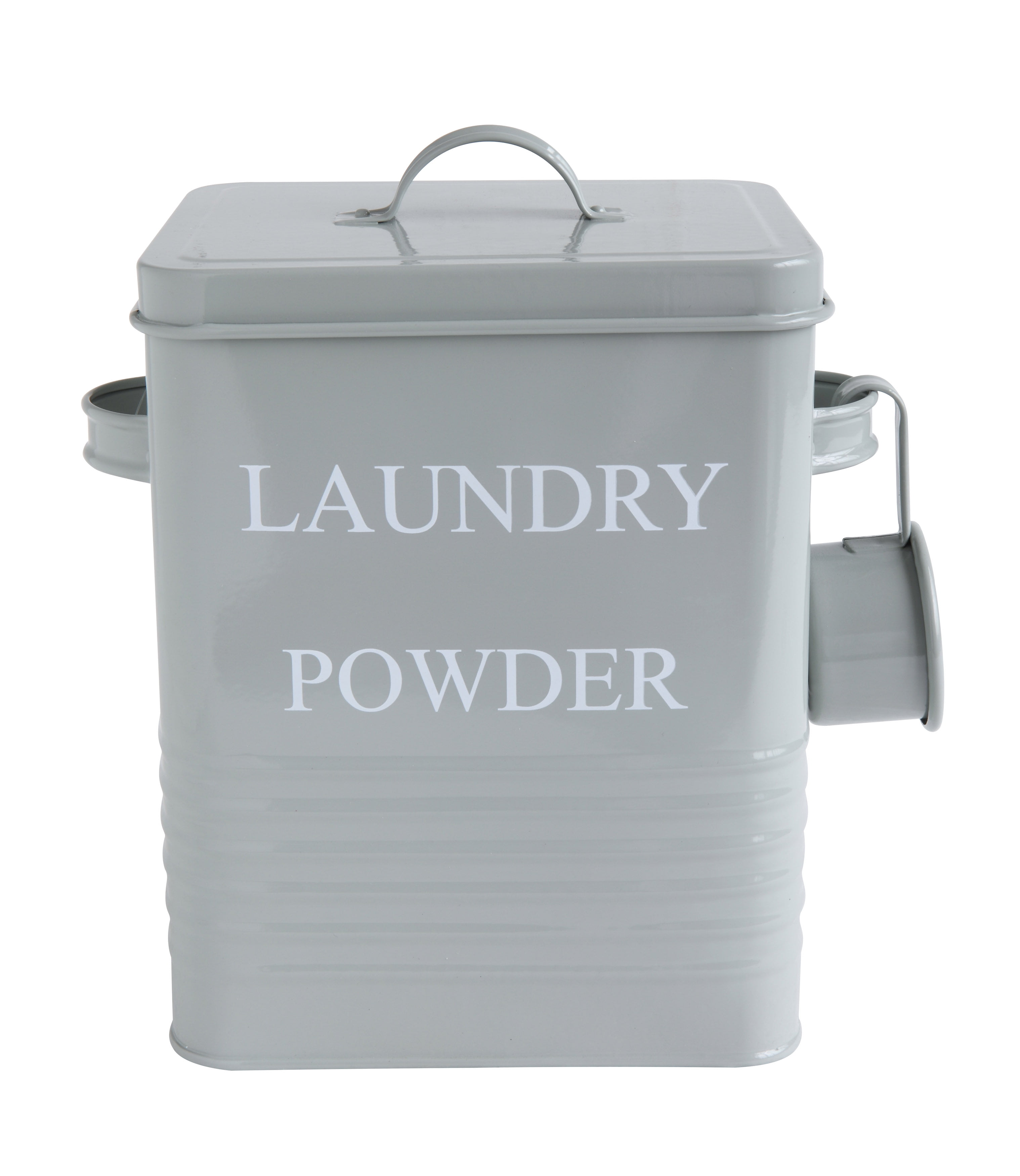 Walmart promo code:  Bloomingville "Laundry Powder" 3 Piece Grey Metal Container with Lid & Scoop