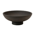thumbnail image 1 of Bloomingville Mango Wood Footed Bowl, Black, 1 of 6