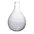 thumbnail image 1 of Bloomingville Round Hand-Blown Etched Reclaimed Glass Pitcher, Clear, 1 of 5