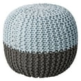 thumbnail image 1 of Bloomingville Round Knit Pouf, 1 of 3