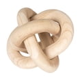thumbnail image 1 of Bloomingville Rustic Pine Wood Chain Link Decor, Natural, 1 of 6