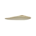 thumbnail image 1 of Bloomingville Stoneware Pleated Plate, Reactive Glaze, Cream Color (Each One Will Vary), 1 of 2
