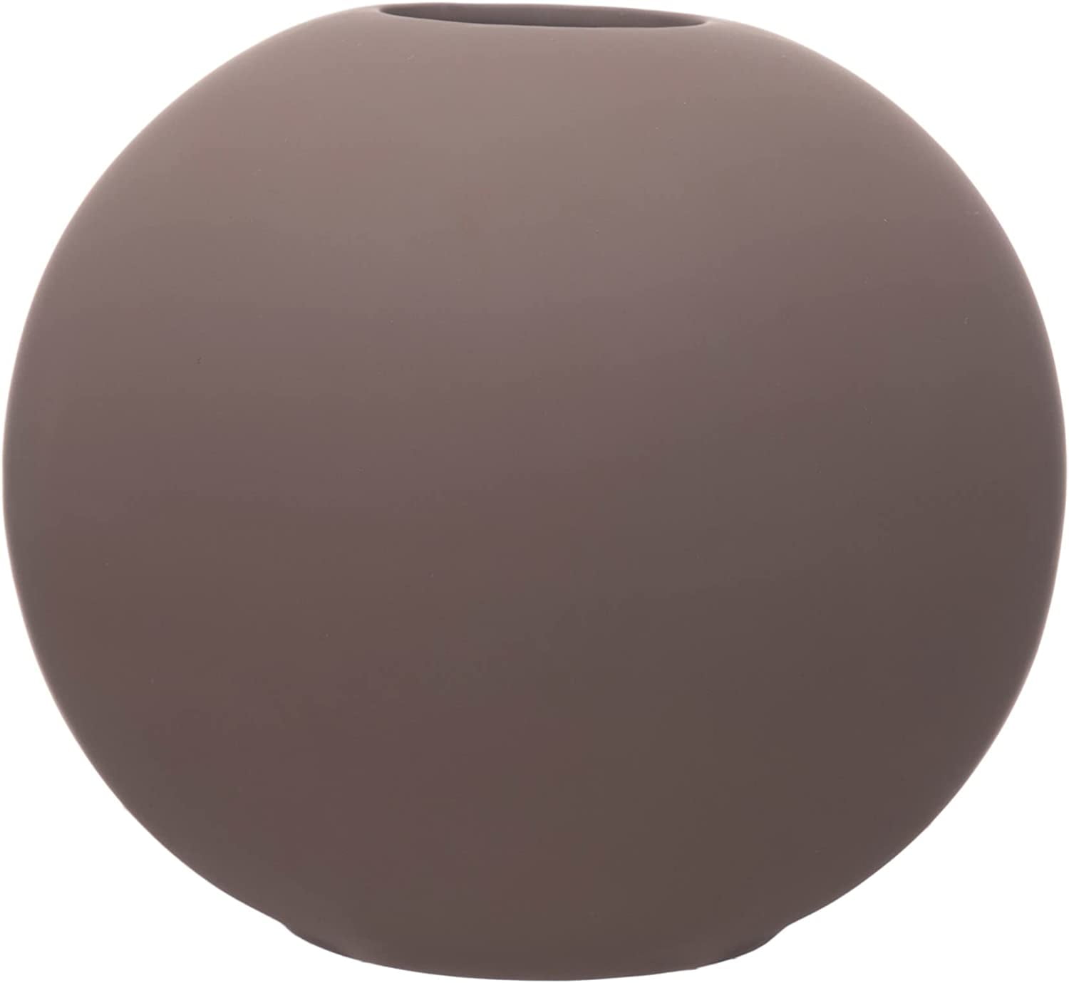 Bloomingville Stoneware Vase, Matte Plum Latex Glaze