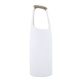 thumbnail image 1 of Bloomingville Stoneware Vase with Rattan Wrapped Top Handle, White, 1 of 8