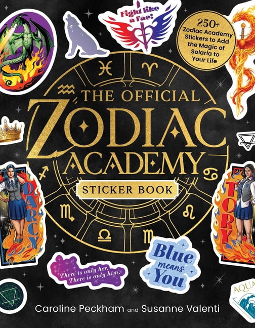 Zodiac Academy Activity Books The Official Zodiac Academy Sticker Book: 250+ Stickers to Add the Magic of Solaria to Your Life, (Paperback)