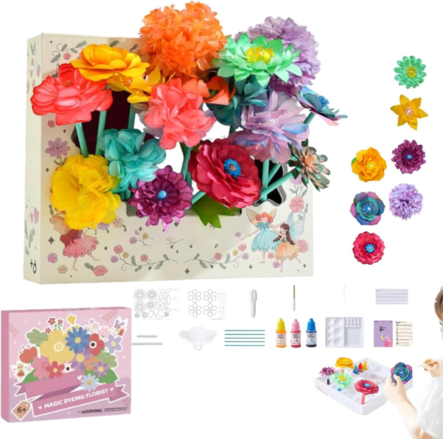 Bloomjoy Magic Petal Flower Art Kit, Magic Petal Flower Kit