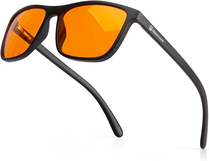 Bloomoak Blue Light Blocking Glasses Gaming Glasses Suitable for Screens, Games, TVs, Mobile Phones