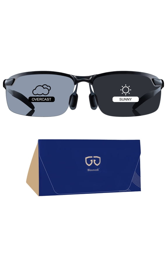 Photochromic Driving Glasses, Polarized Sunglasses for Day Driving Fishing Golfing