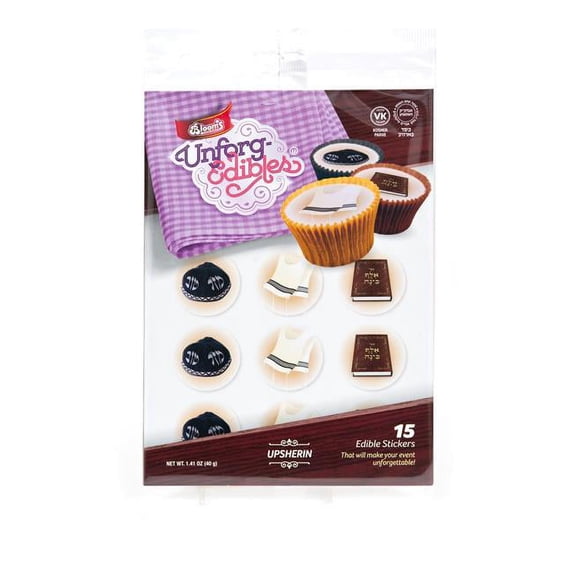 Blooms BAK006 Upsherin Edible Stickers - Pack of 6