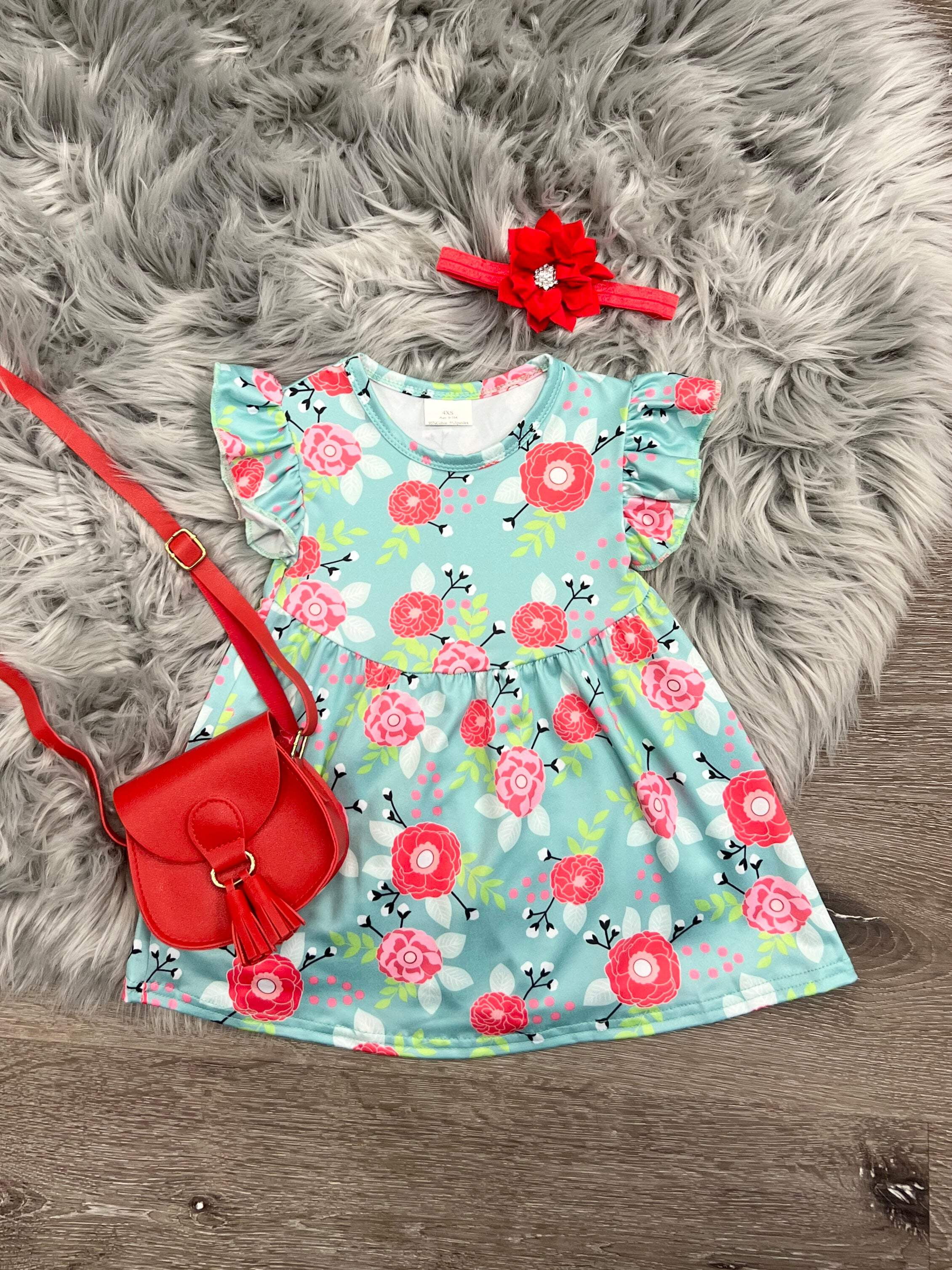 Winter Bloom Pink Dress main image 0