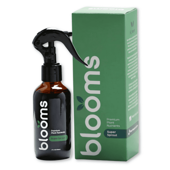 Blooms Super Sprout - All-Purpose Liquid Plant Food for Home Gardening - 4 Oz