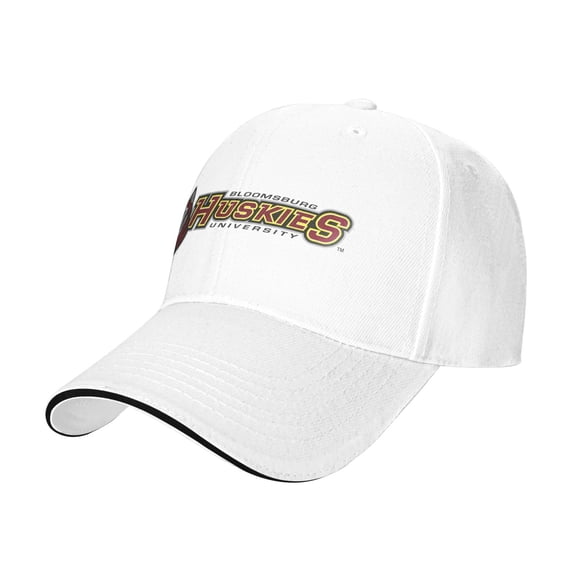 Bloomsburg University Casual Sandwich Baseball Cap Adjustable For Men For Women