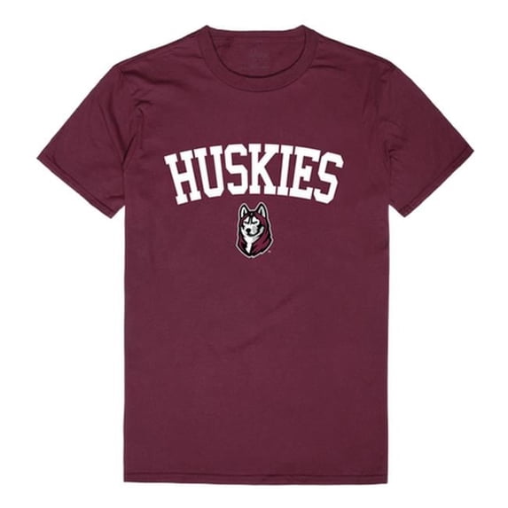 Bloomsburg University Men Arch T-Shirt, Maroon White - Extra Large