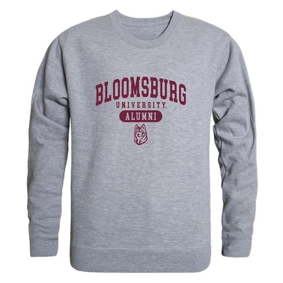 Bloomsburg University Mens Alumni Fleece T-Shirt, Heather Gray - 2XL