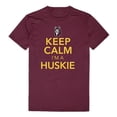 thumbnail image 1 of Bloomsburg University of Pennsylvania Keep Calm Short Sleeve T-Shirt, Maroon & White - Medium, 1 of 1