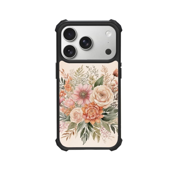 Bloomstorm Explosion Shockproof Case For iPhone 12 13 14 15 16 Pro Max Series – TPU Bumper + Hard PC Back, Air-Cushion Corners