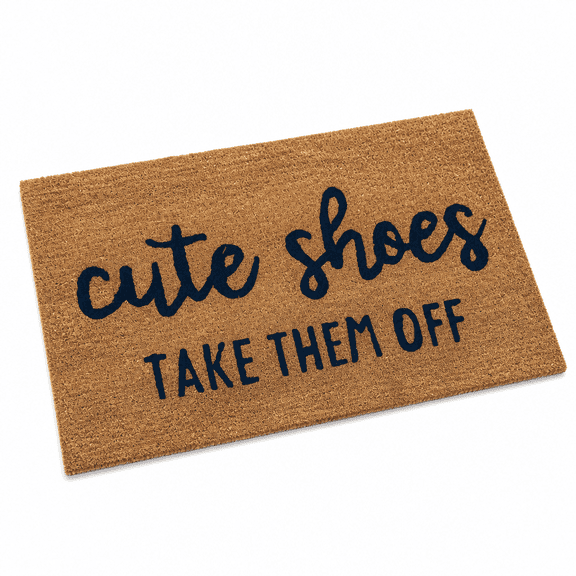 Bloomvera Fun Slogan Door Mat House Warming Gift Personalized Doormats Coir Mat Welcome Entrance Mat 16"X24" Summer Door Mats for Indoor And Outdoor Home Decor Supplies
