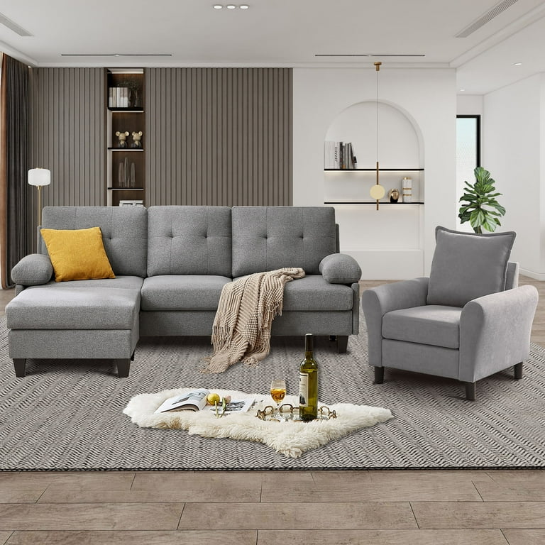 Sofa with armchair set discount