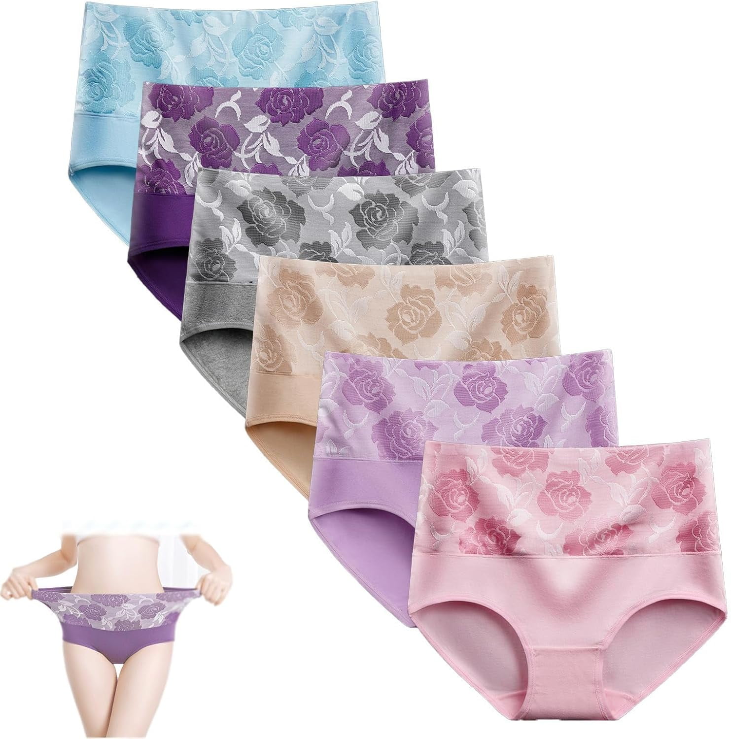 Bloomyfit - High Waist Leak Proof Panties, Bloomypink Incontinence