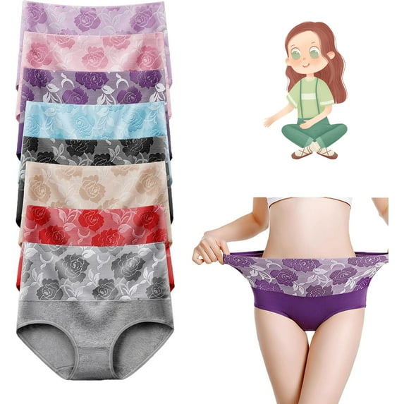 Bloomypink Bloomyfit Leak Proof Underwear for Women, Bloomyfit High Waist Incontinence PantiesTummy Control Panties