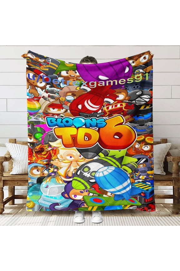 Bloons TD Throw Blanket Gifts for Fans Lover Girls Boys Women Present Hoodie Him Bed 30"x40"