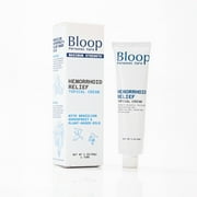 Bloop Hemorrhoid Relief Cream with Phenylephrine HCI & Pramoxine HCI, Andiroba/Copaiba Oils | Max. Strength for Fast Acting Pain and Swelling Relief (1oz)