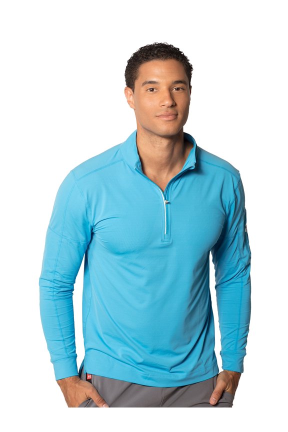 Men's Mock Zip Long Sleeve UV Top