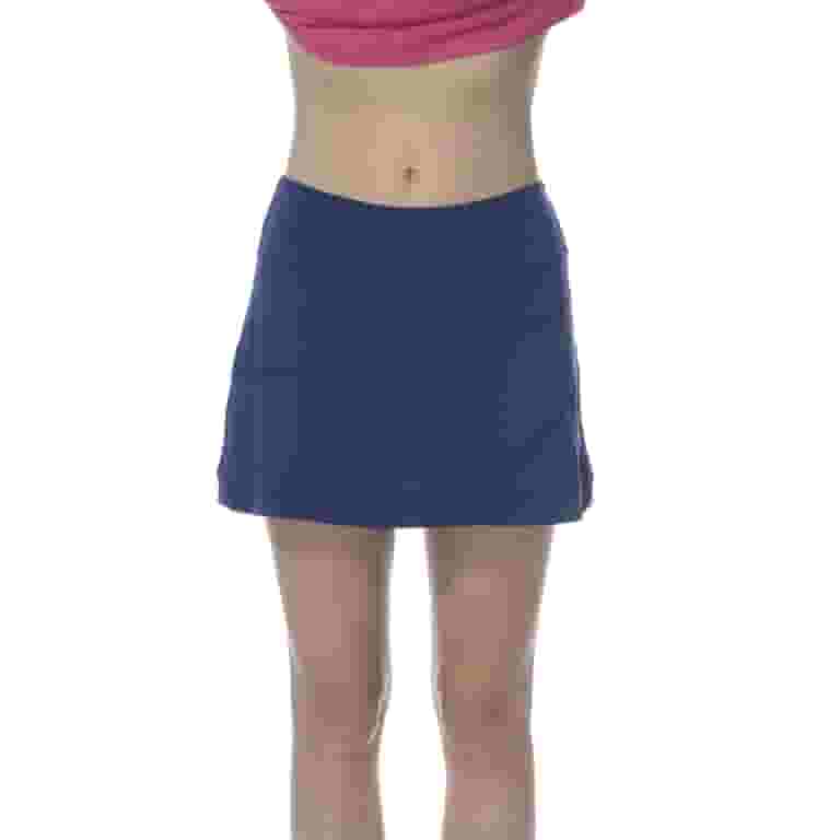 BloqUV Women's UPF 50+ Active Wrap Skort - Sun Protective Shorts With Skirt, Back Zipper Pocket