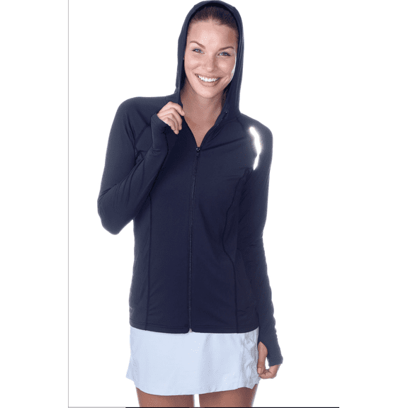 BloqUV Women's UPF 50+ Sun Protection Active Hoodie Jacket