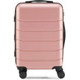 thumbnail image 1 of Blorly Carry on Luggage, 20" Lightweight Hardside Suitcase with TSA Lock, Spinner Wheels, Hard Shell, Pink, 1 of 8