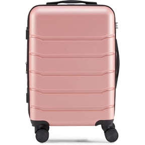 Taoset Carry on Luggage, 20" Lightweight Hardside Suitcase with TSA Lock, Spinner Wheels, Hard Shell, Pink