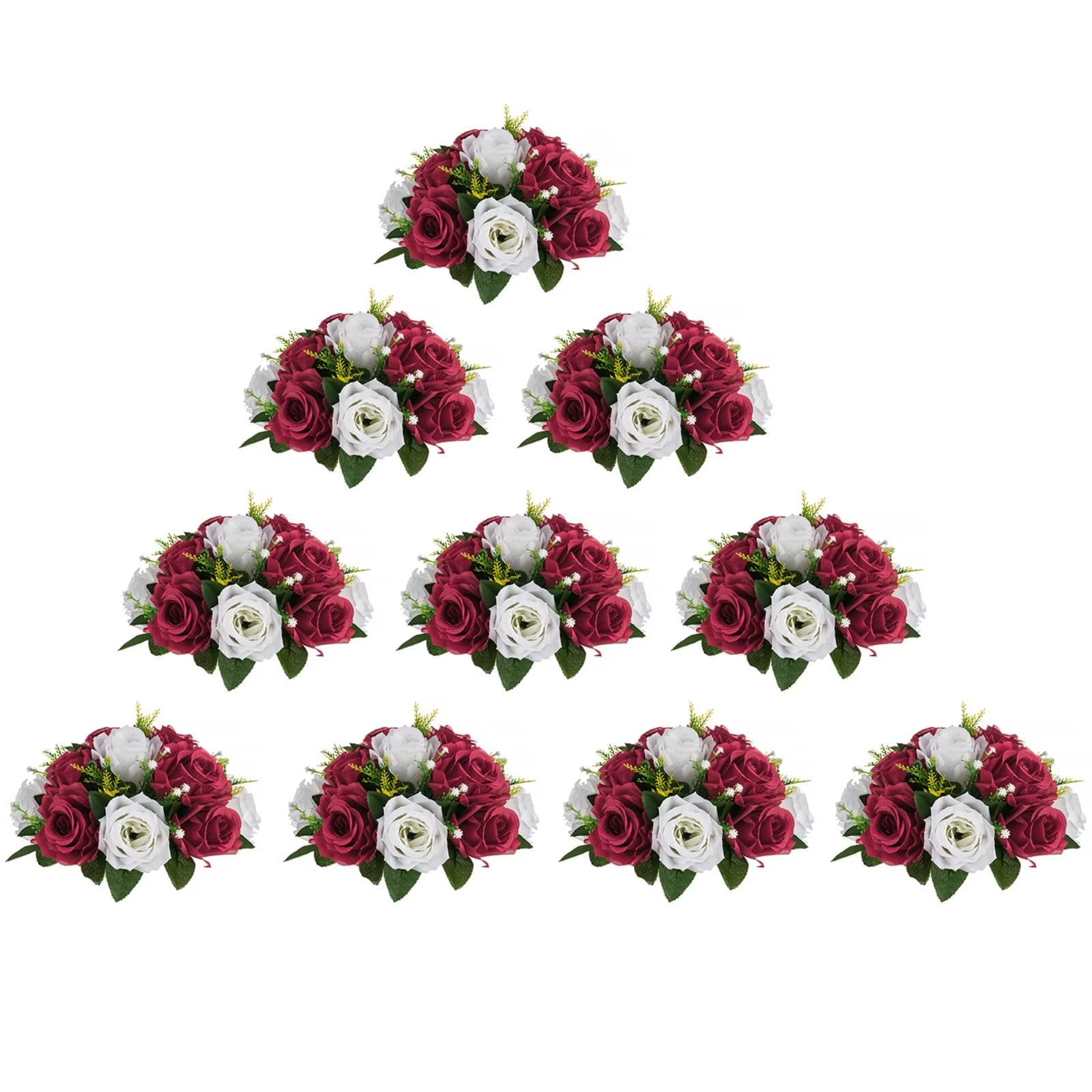 Blosmon Flower Kissing Balls Wedding Centerpieces 10 Pcs Spring