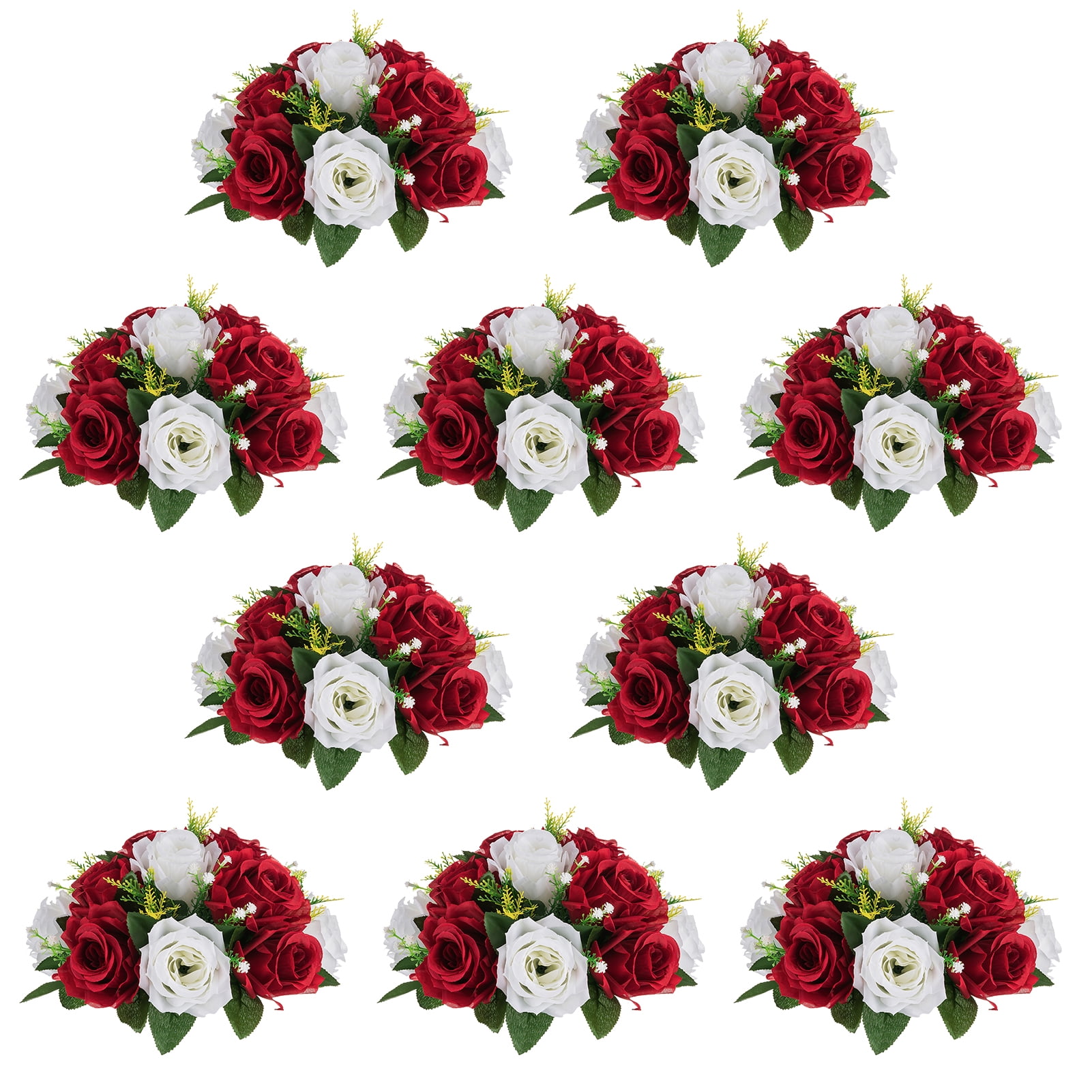 Blosmon Flower Kissing Balls Wedding Centerpieces 10 Pcs Spring