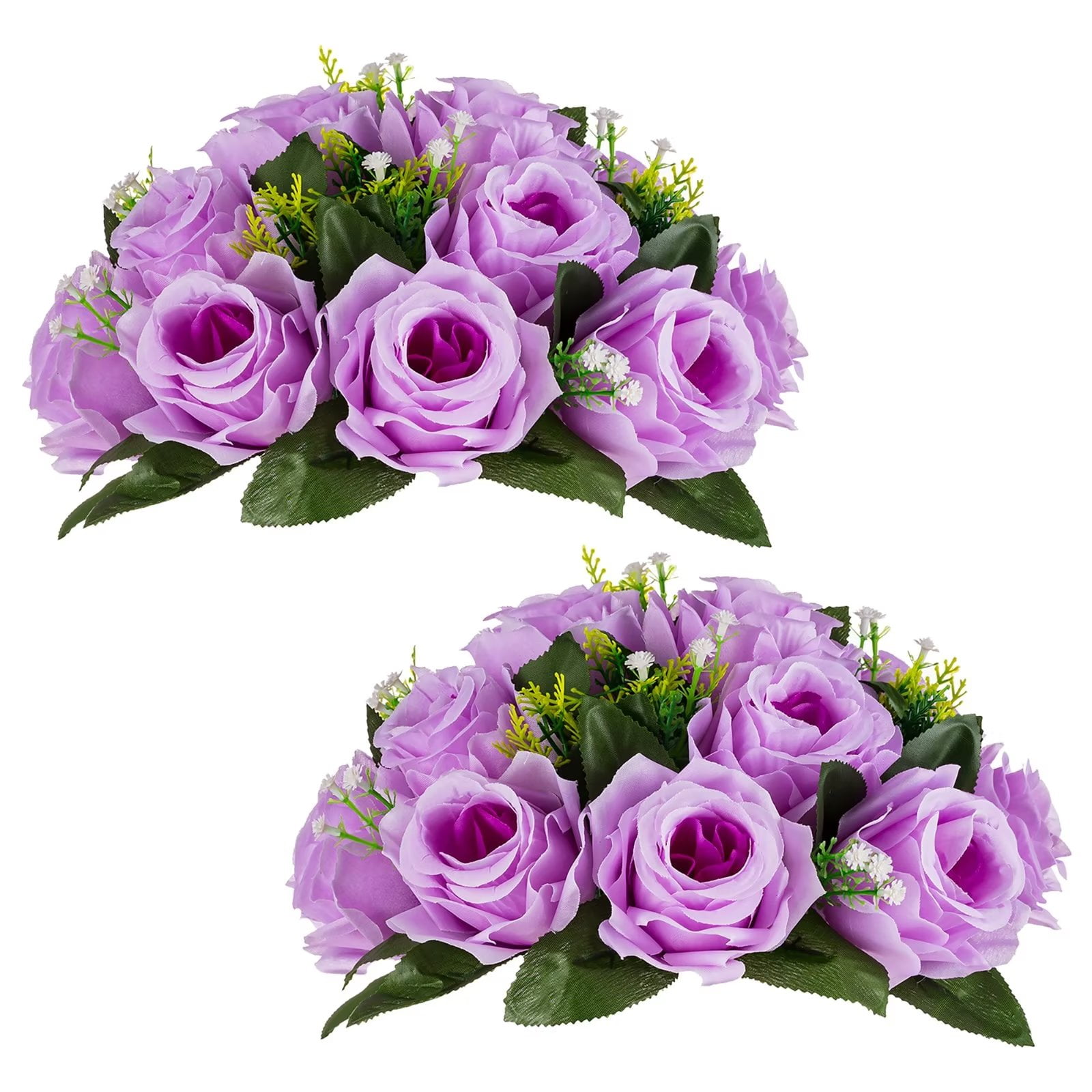 Blosmon Flower Kissing Balls Wedding Centerpieces 2 Pcs Spring