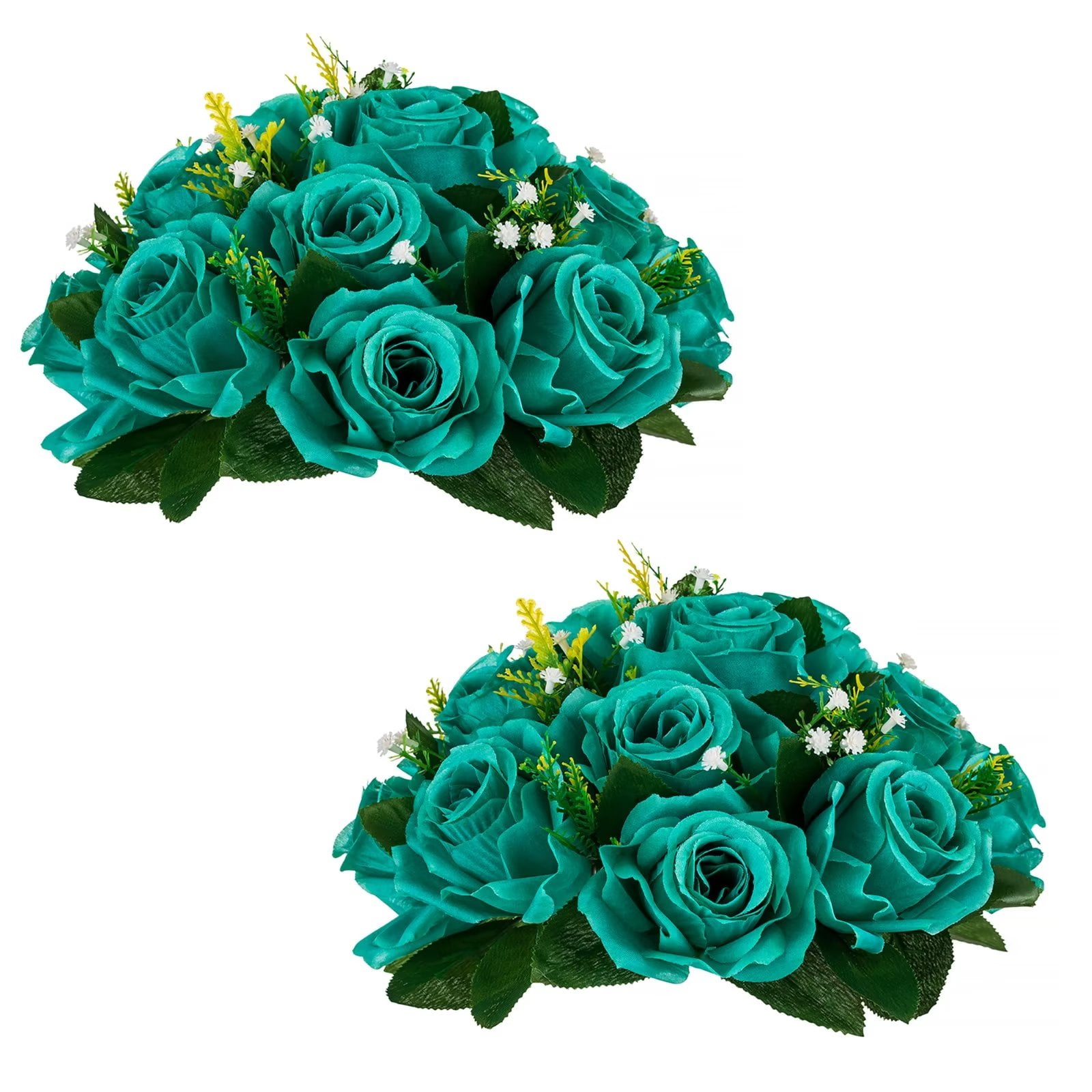 Blosmon Flower Kissing Balls Wedding Centerpieces 2 Pcs Spring