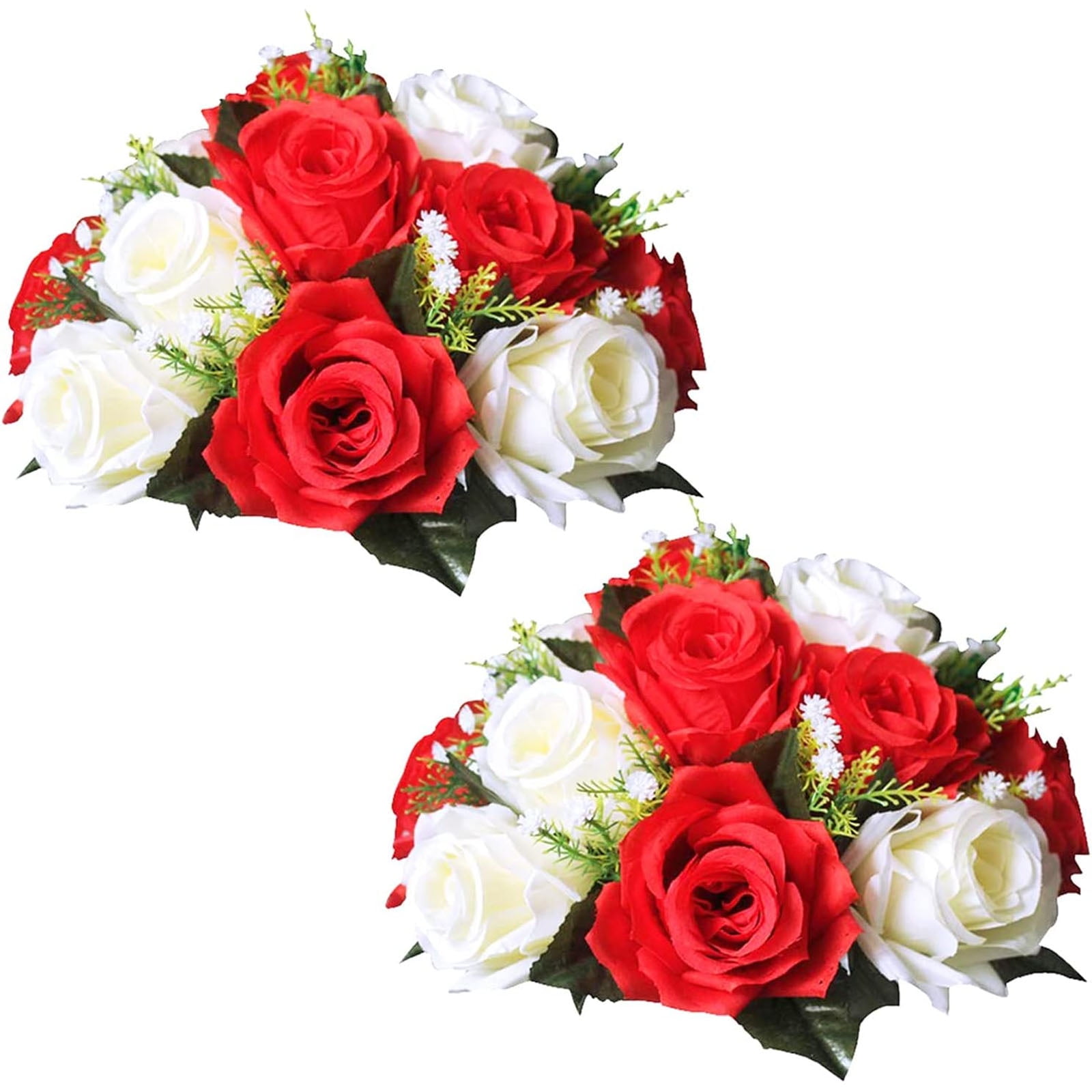 Blosmon Flower Kissing Balls Wedding Centerpieces 2 Pcs Spring