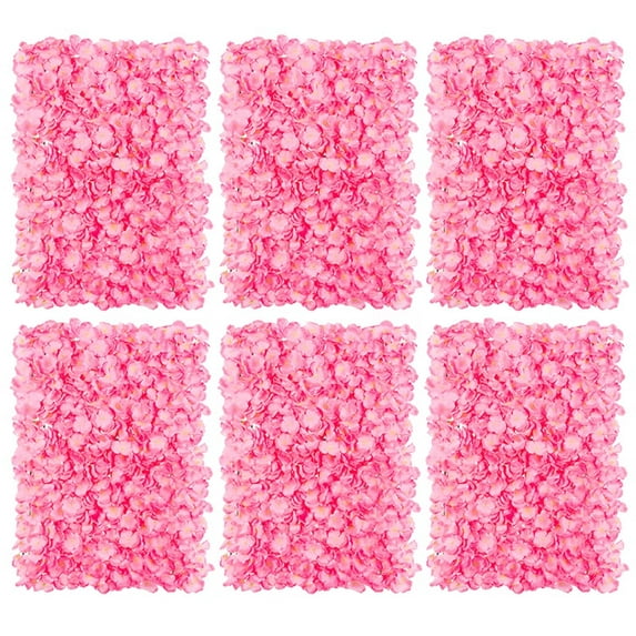 Blosmon 16" x 24" Hydrangea Artificial Flower Panel, 6 Pcs