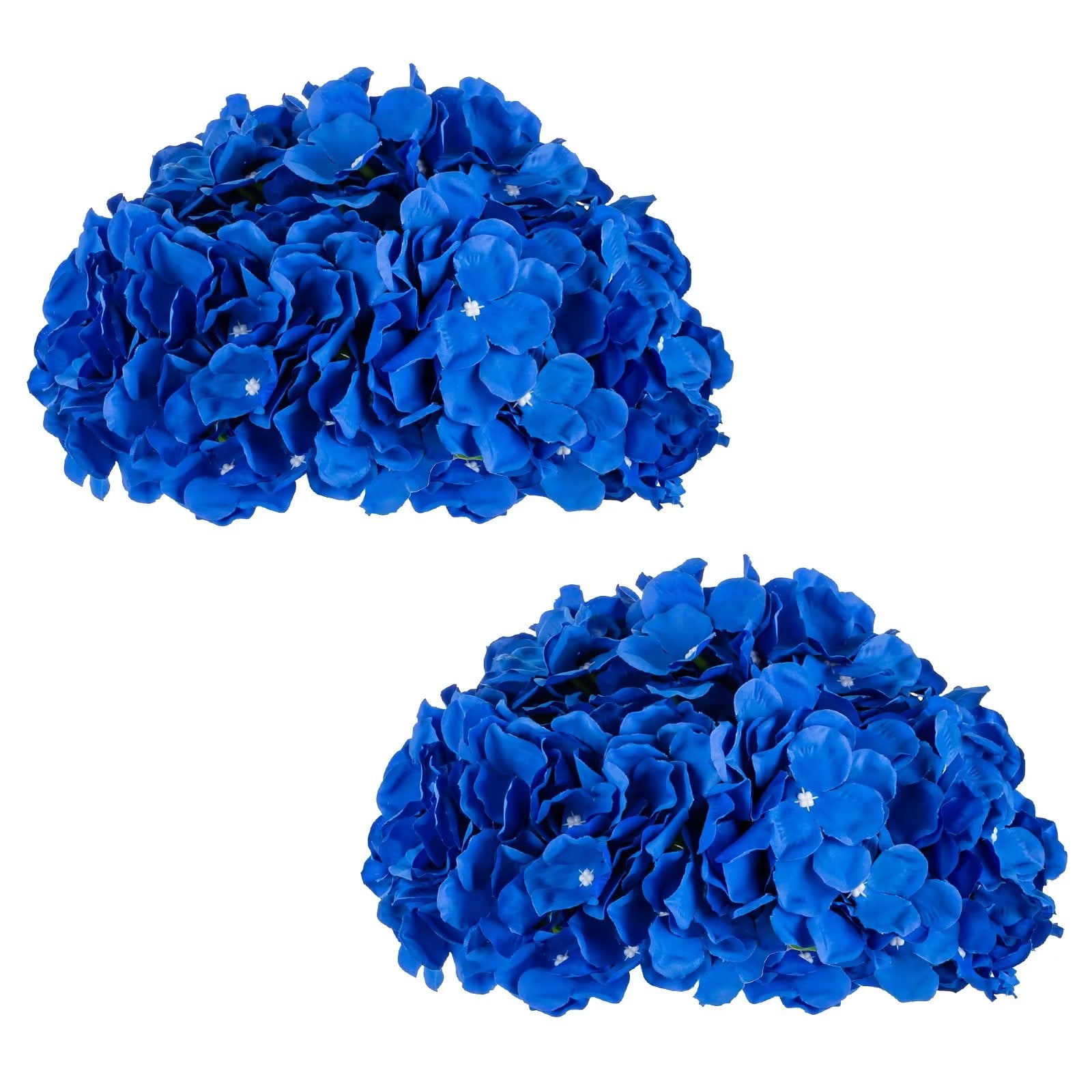 Blosmon Hydrangea Artificial Flowers Ball Royal Blue Silk Fake Flower