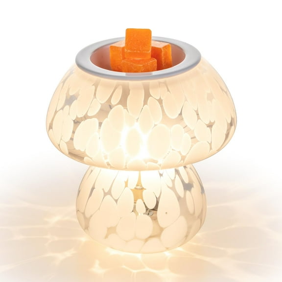 Blosmon Mushroom Wax Melt Warmer: Scentsy Wax Melter for Scented Wax Cute Electric Wax Burner Fragrance Candle Warmer Home Decor Birthday Gift for Women