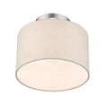 thumbnail image 1 of Blossom - 1 Light Small Semi-Flush Mount In Transitional Style-8.5 Inches Tall and 10 Inches Wide-Brushed Nickel Finish, 1 of 7