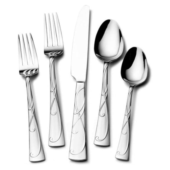 Blossom 18/10 Stainless Steel 50pc. Flatware Set (Service for Eight)