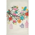 thumbnail image 1 of Blossom Branch Kitchen Dish Towels Set of 1 Absorbent Hand Towels, Lint-Free 18"x28" Birds Cages Flowers Fast Drying Hanging Dishcloths for Cooking Baking Home Clean, 1 of 7