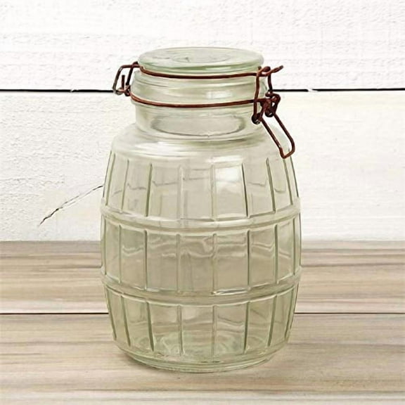 Blossom Bucket 2066-60213 Small Glass Pickle Jar, 9-inch High